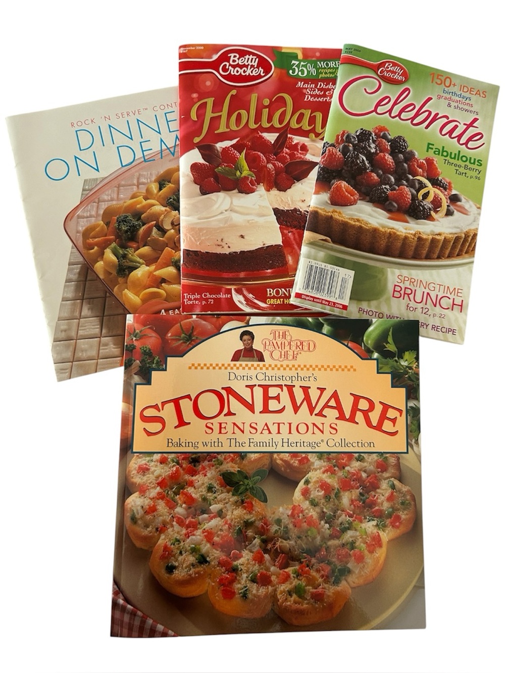 (Set of 4) Vintage Recipe Books & Booklets